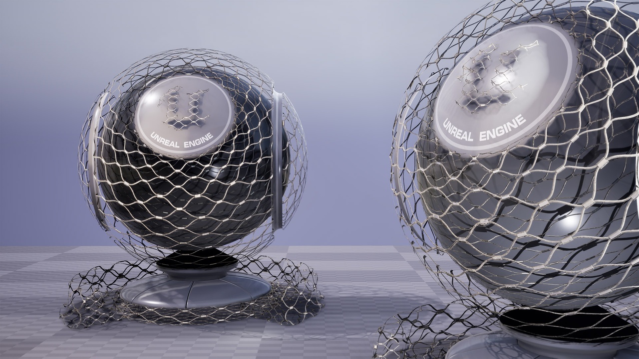 الوسائط 1 للقائمة Fence Net Material and Textures SBS & SBSAR
