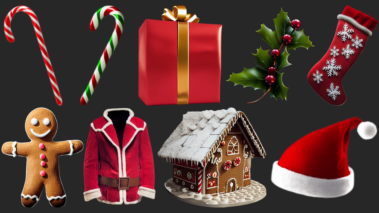 Media 1 for listing 64 Christmas Items