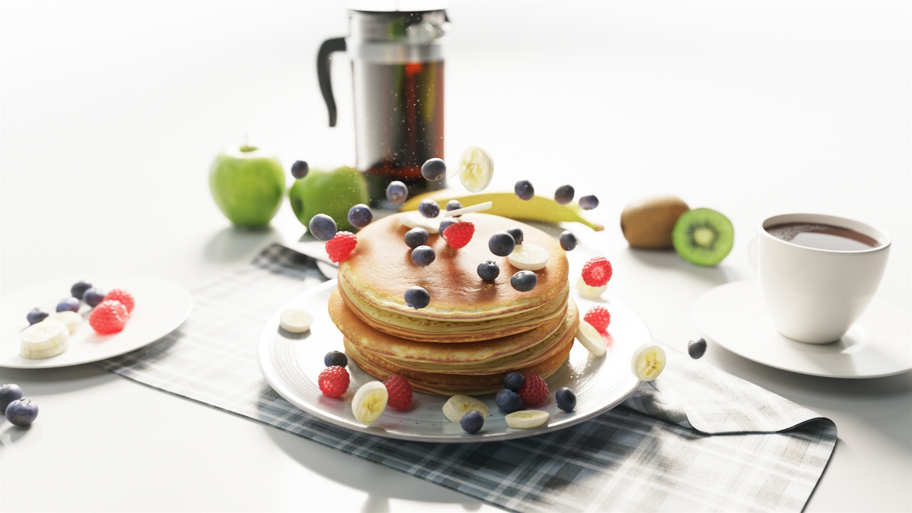 Pancake 제품 등록을 위한 미디어 1개
