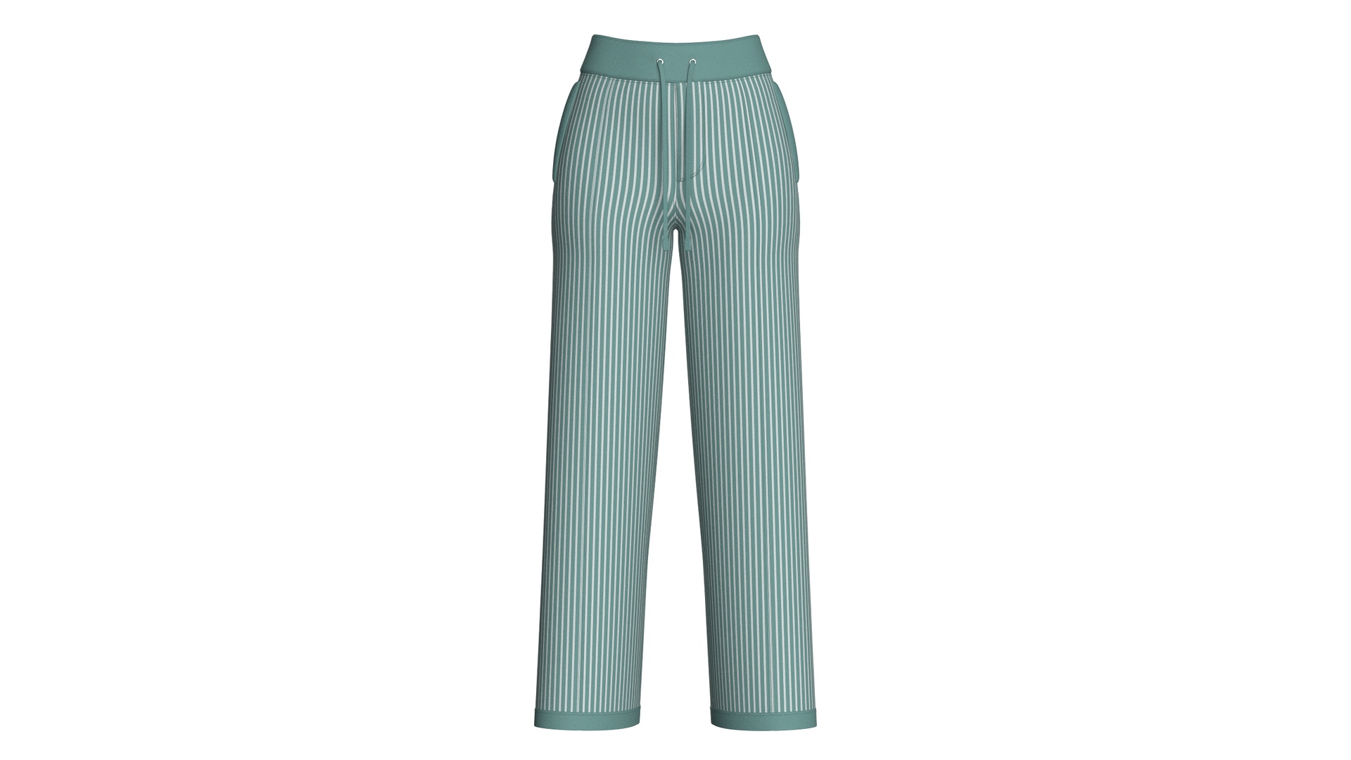 Media 1 for listing Girls Printed Vertical Striped Trouser | High Poly