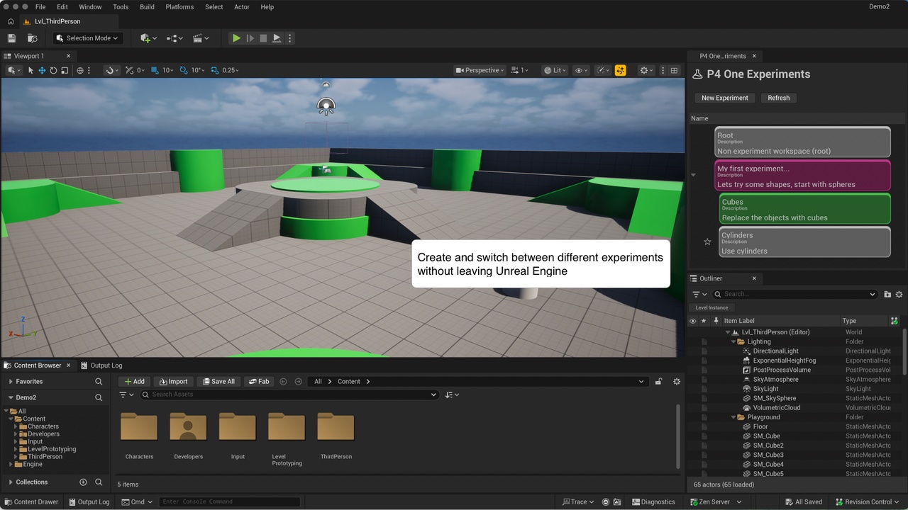 Perforce P4 One Experiments | Fab