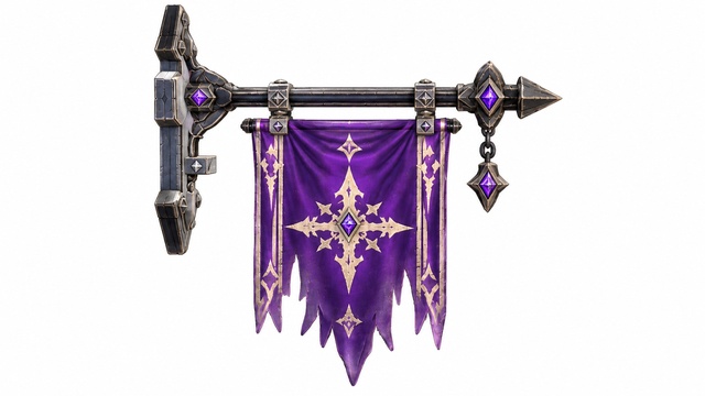 Fantasy Gothic Arcane War Banner preview on Fab