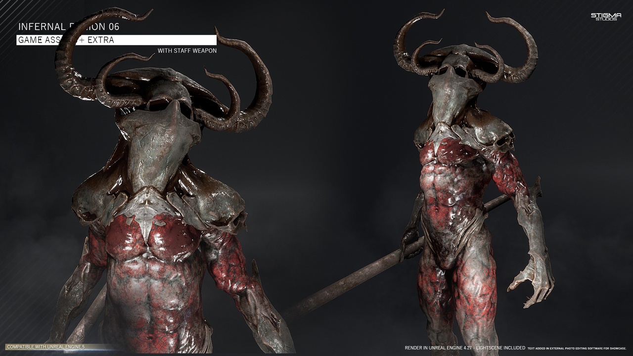 Media 1 for listing Infernal Demon 06 - Game Assets + Extra