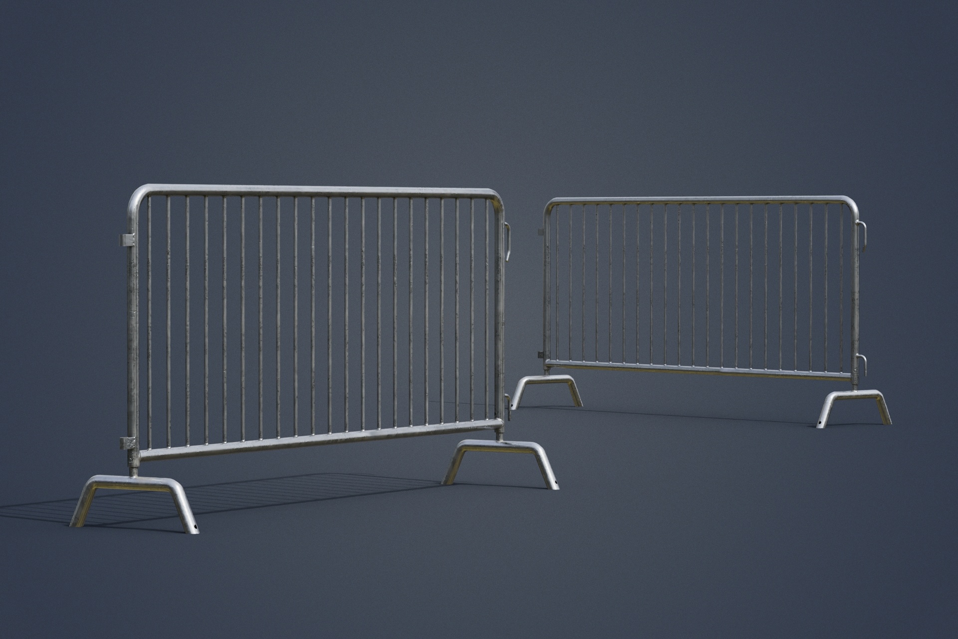 Media 1 for listing Steel Barrier PBR Game-Ready Low-poly