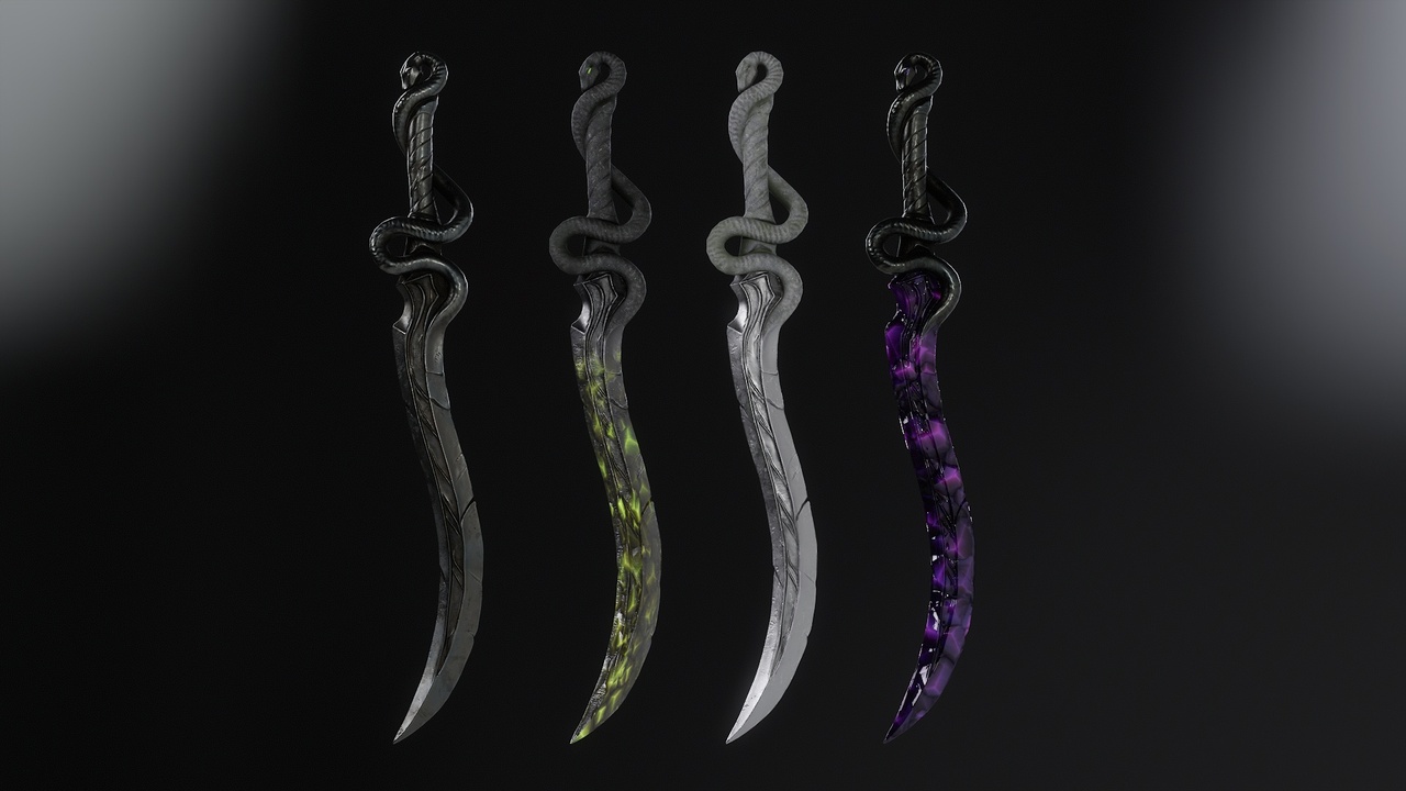 Media 1 for listing ViperSword | Dark Fantasy Serpent Blade