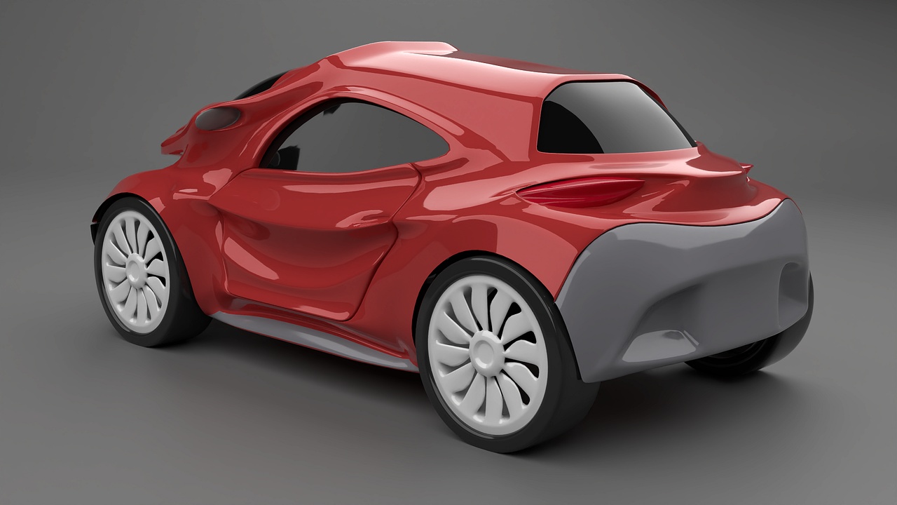 Media 1 for listing Futuristic city car concept