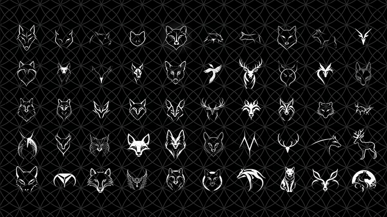 Media 1 for listing 50 Pieces - Animal Icons Alpha/Decal Pack Vol 01