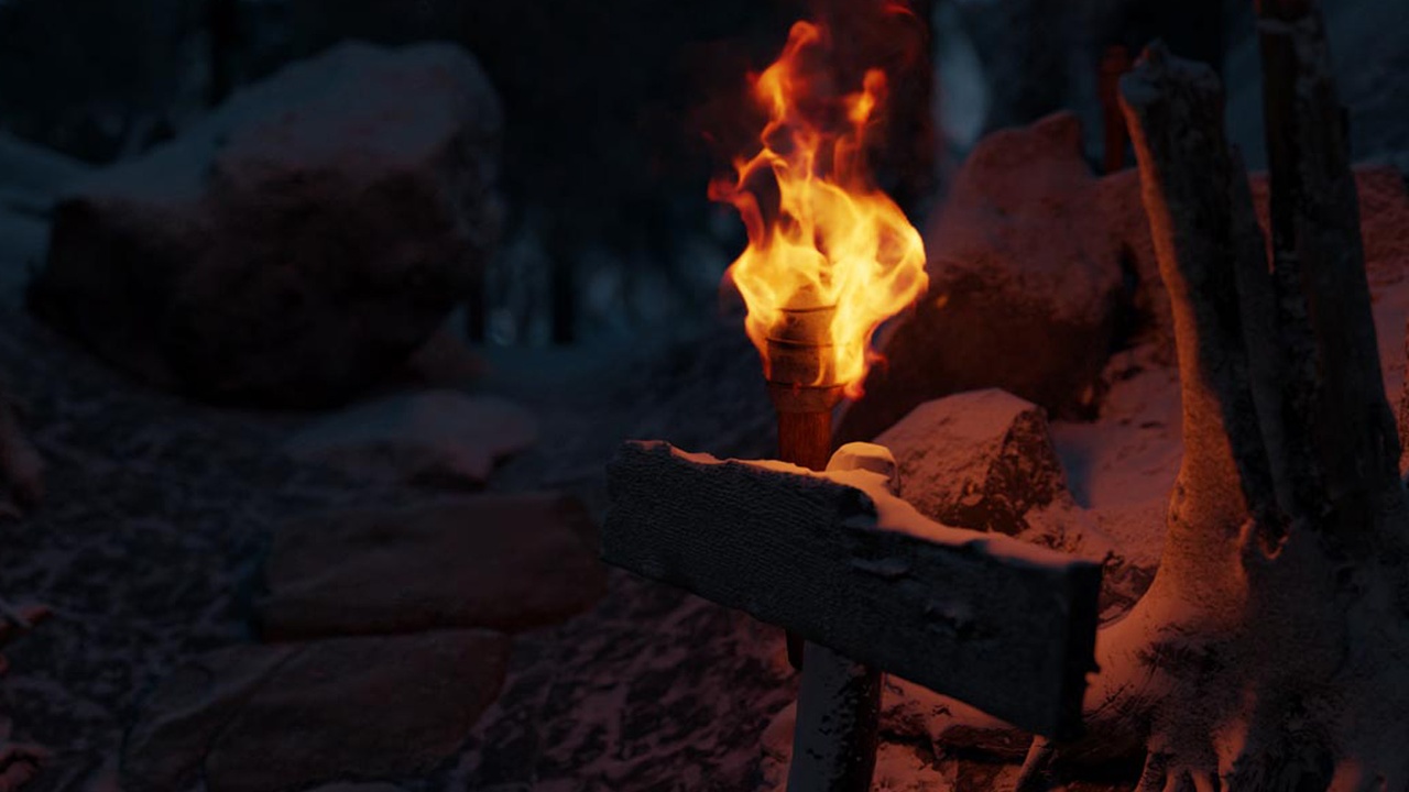 Media 1 for listing Animated Vdb Torch Fire | 300 Frames - Loopable