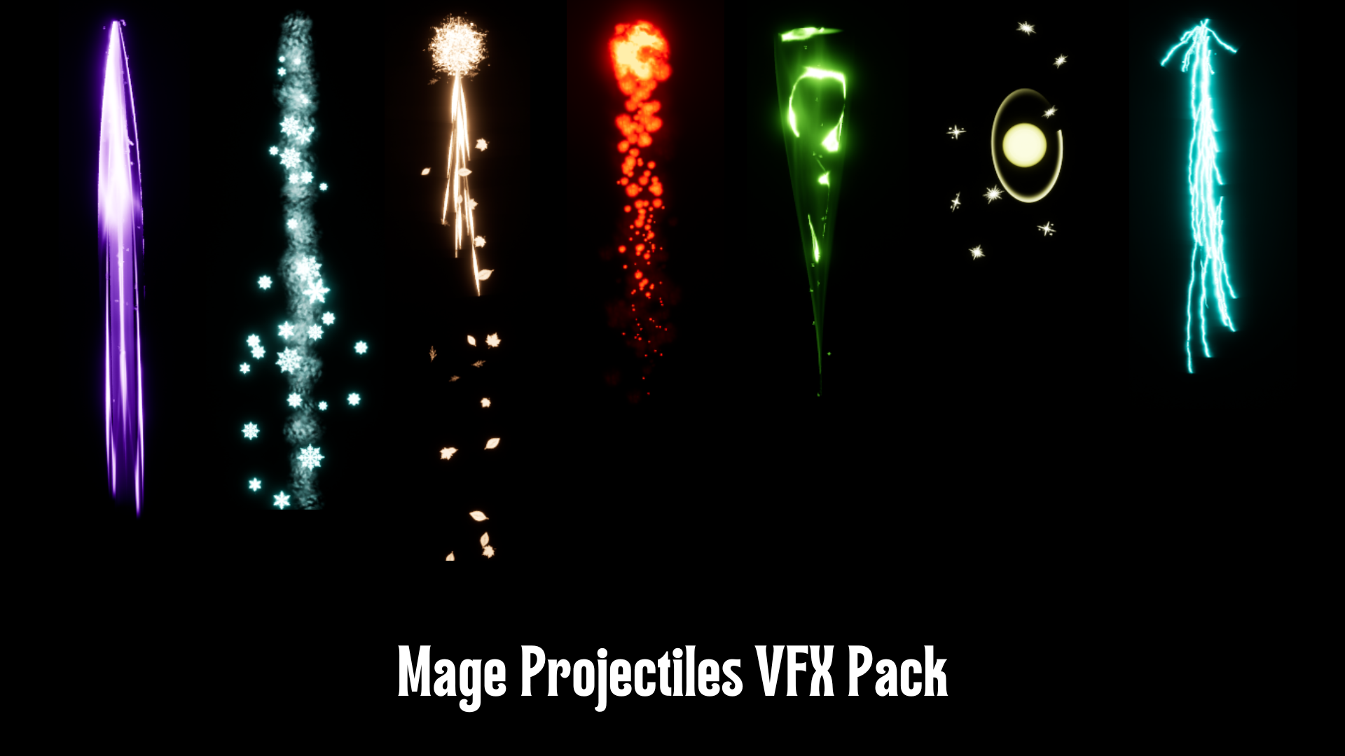 Mage Projectiles VFX Pack | Fab