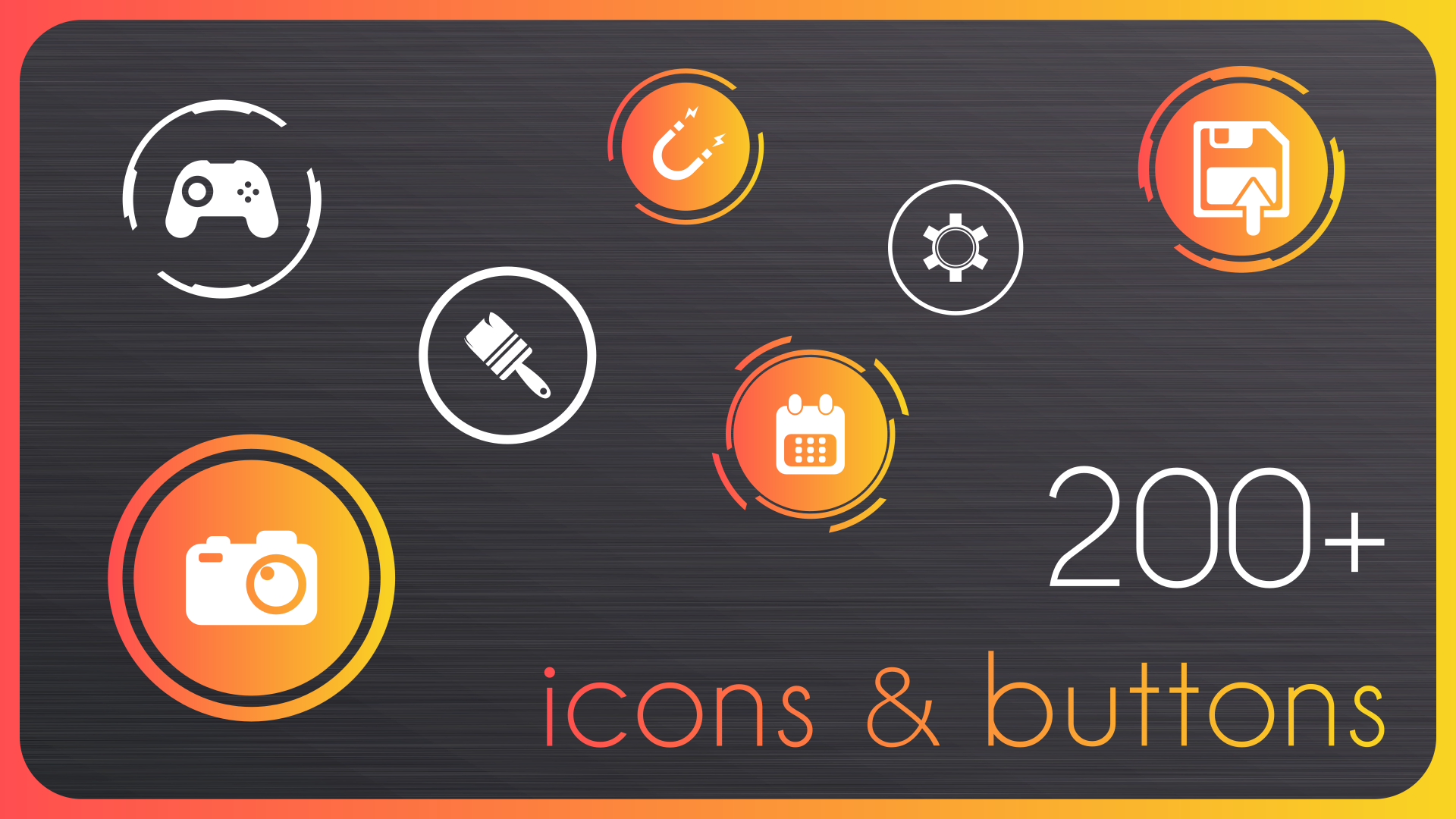 Customisable Icon Pack: Generic | Fab