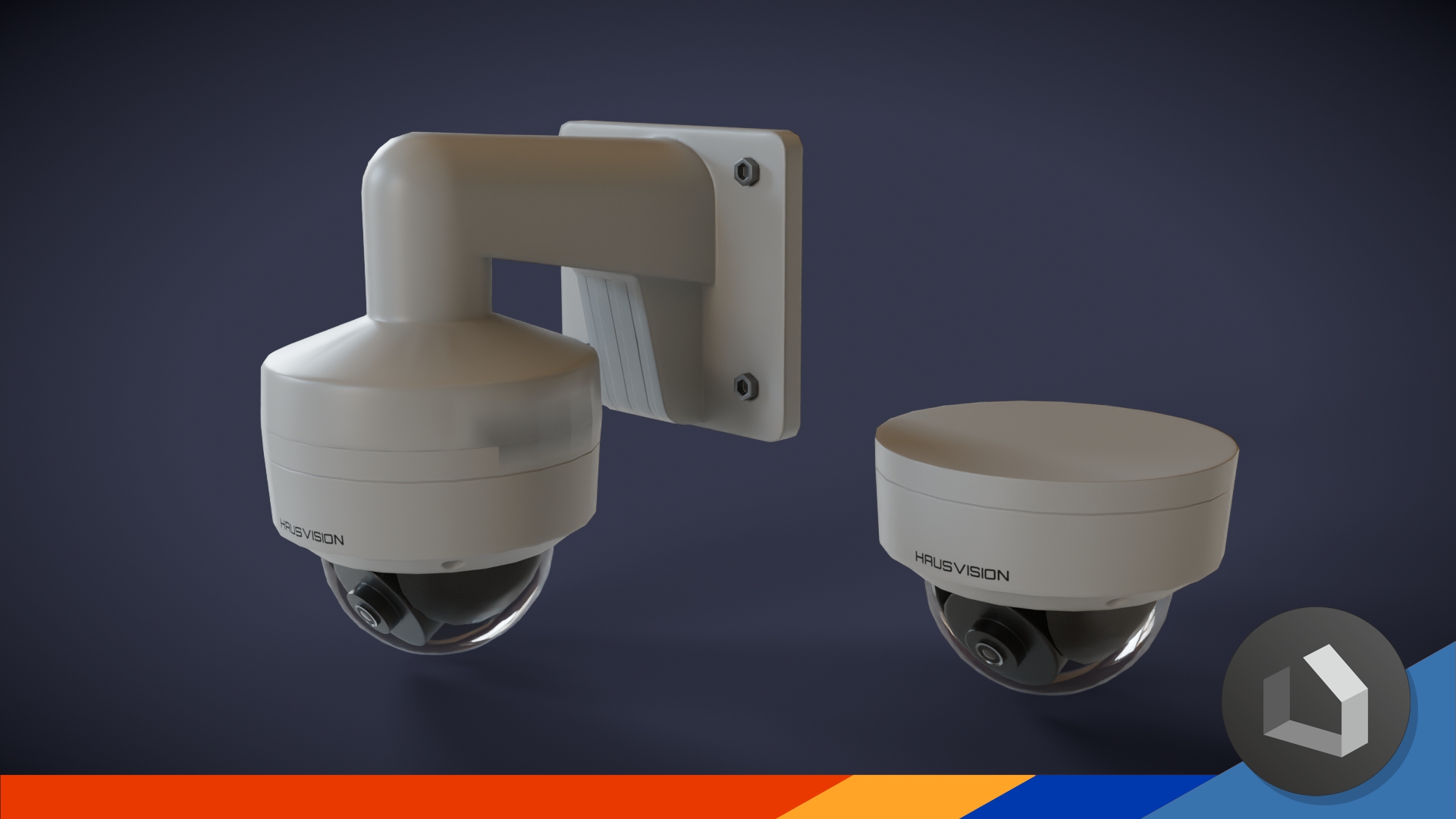 Security Dome Cameras | Electronics | Game Ready | PBR | Fab