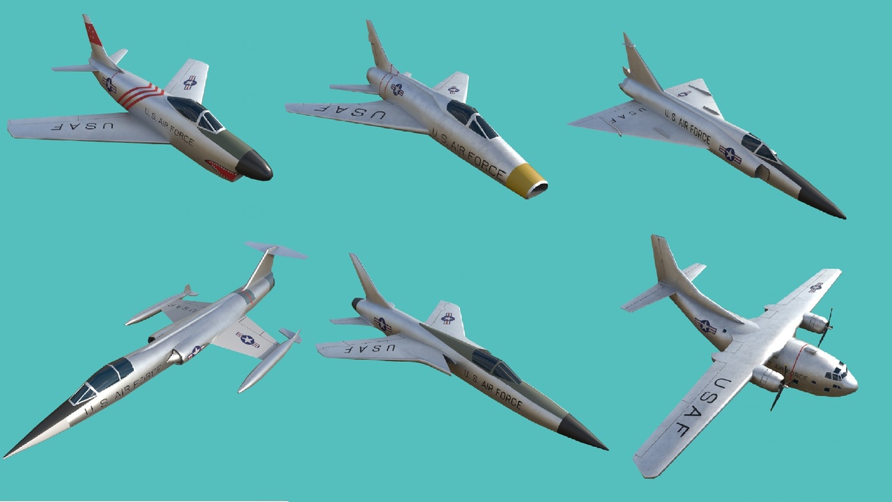 Media 1 for listing US Cold War Aircraft Pack — Part 2