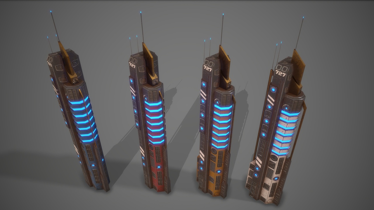 Media 1 for listing Sci-Fi Building 07