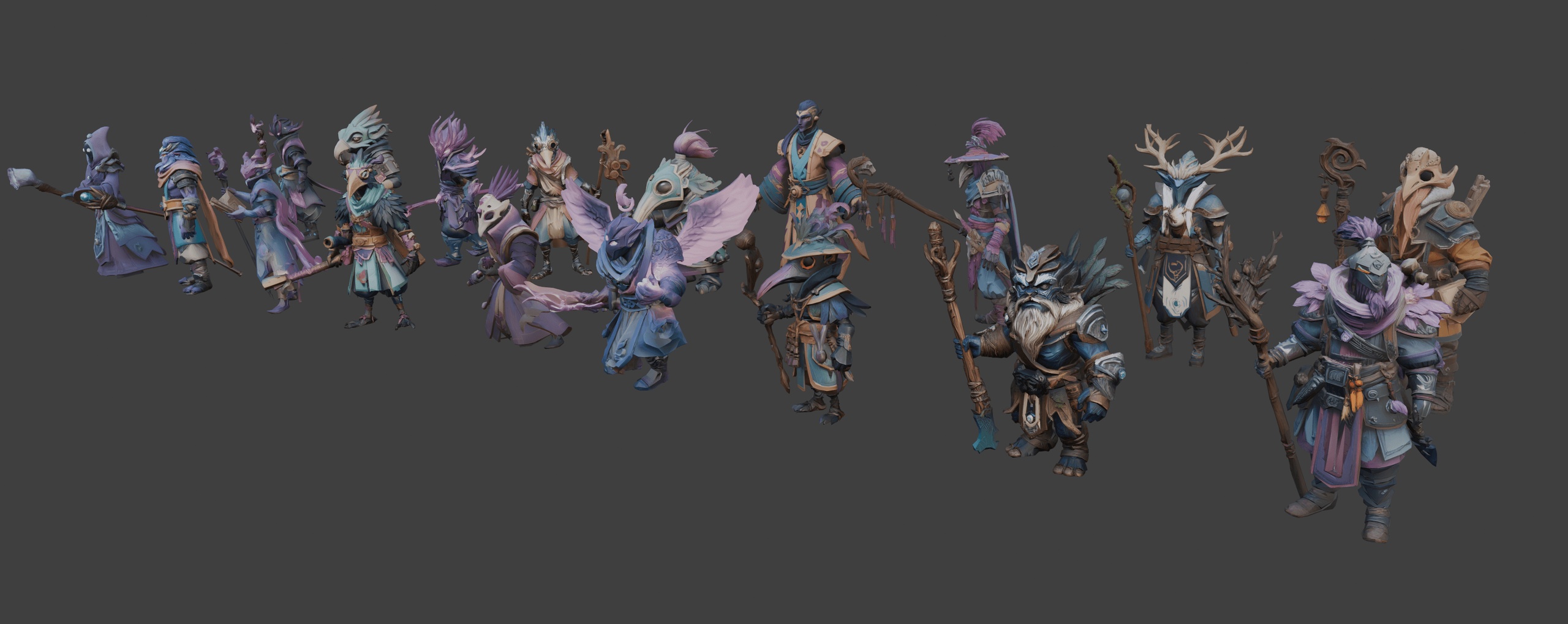 Media 1 for listing Fantasy Heroes Party 🛡️(LowPoly)