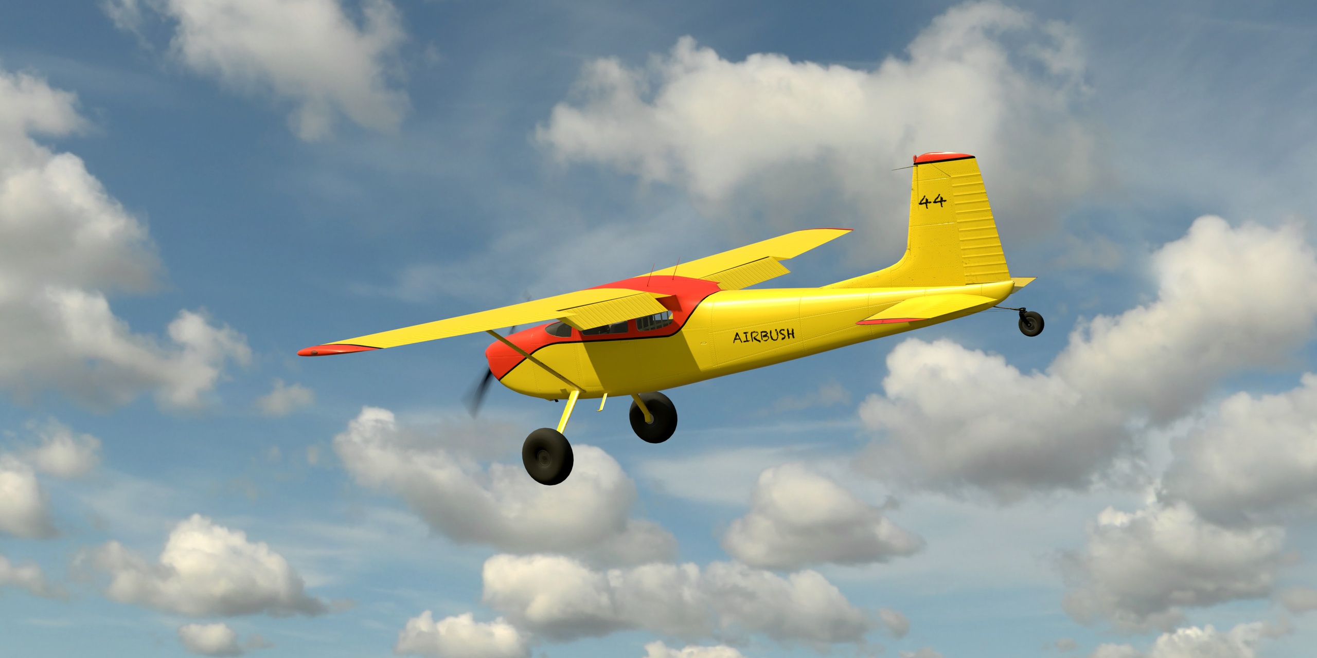 Medium 1 für Eintrag Bush Plane 3D model