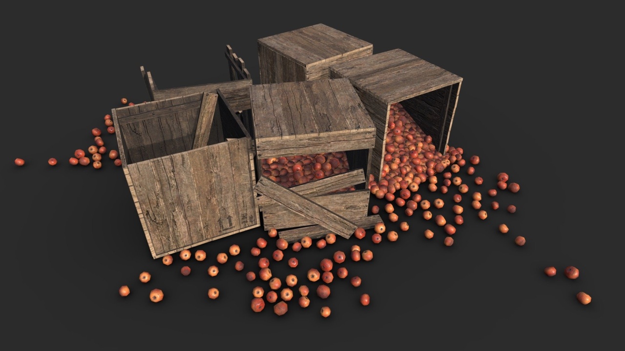 Media 1 for listing Apple Wooden Crates