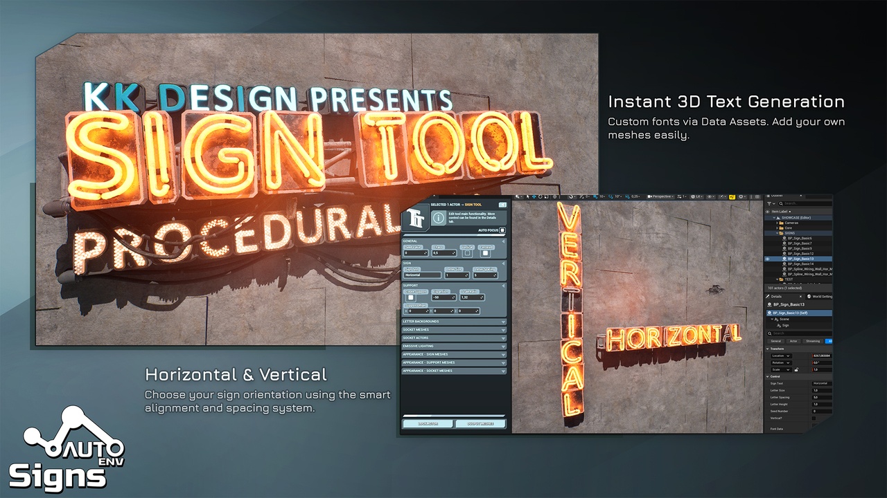 Media 1 for listing AutoEnv Procedural Sign Generator