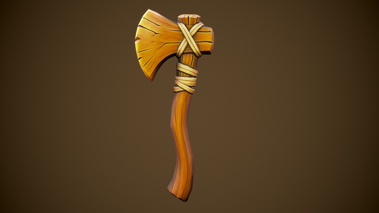 Media 1 for listing Wooden axe
