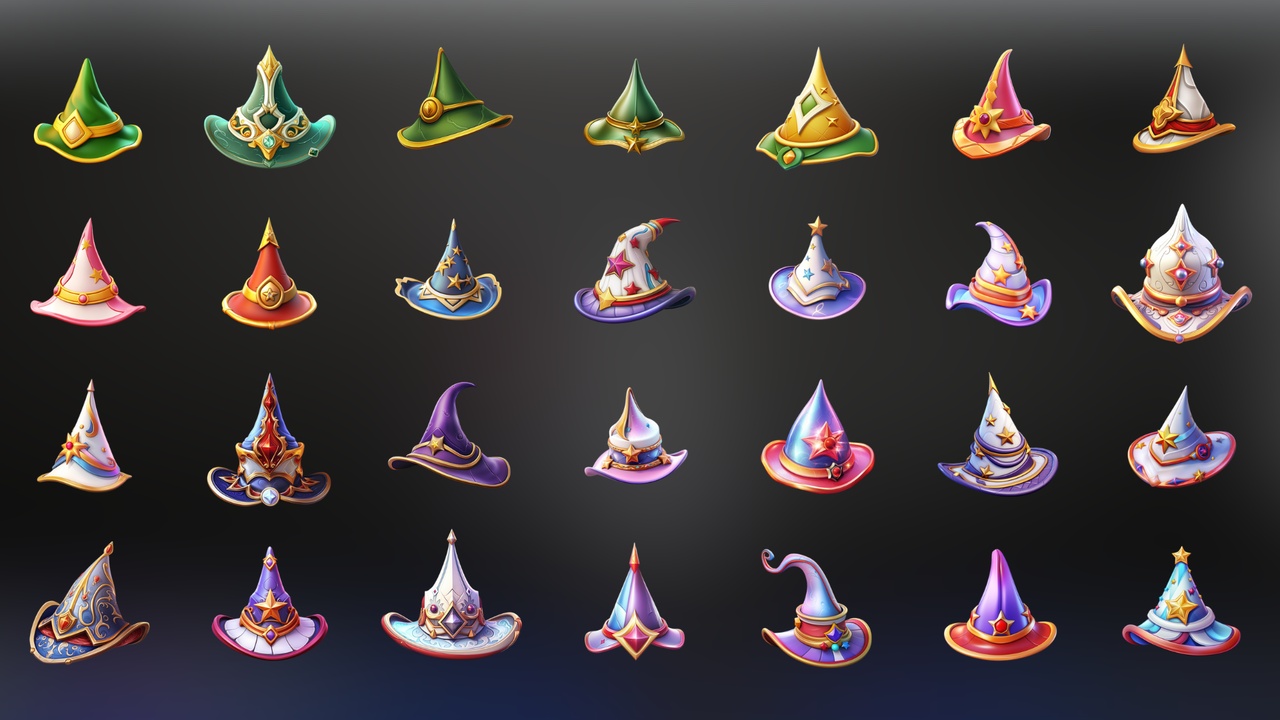 Media 1 for listing Magic Hats - Icon Pack