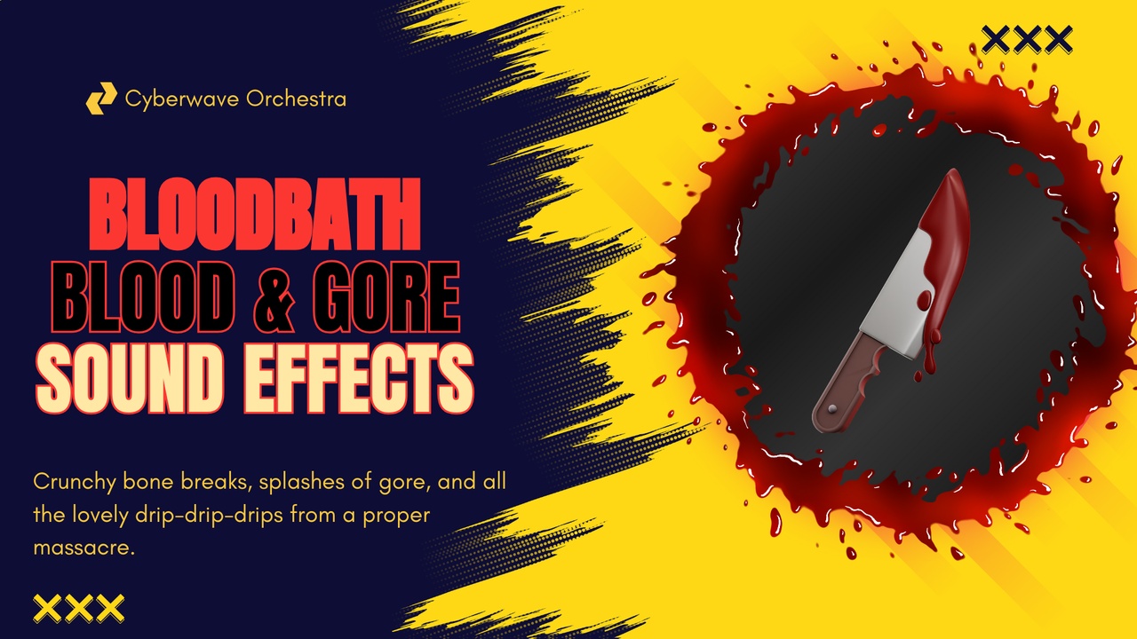 Media 1 for listing Blood and Gore Sound Effects Pack