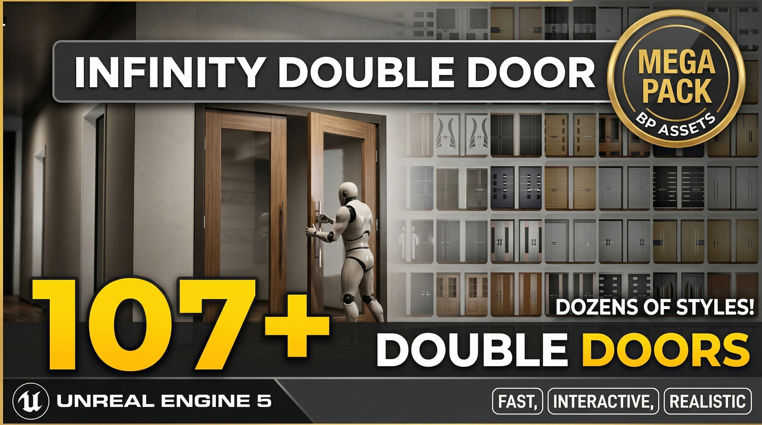 Media 1 for listing Infinity Double Door