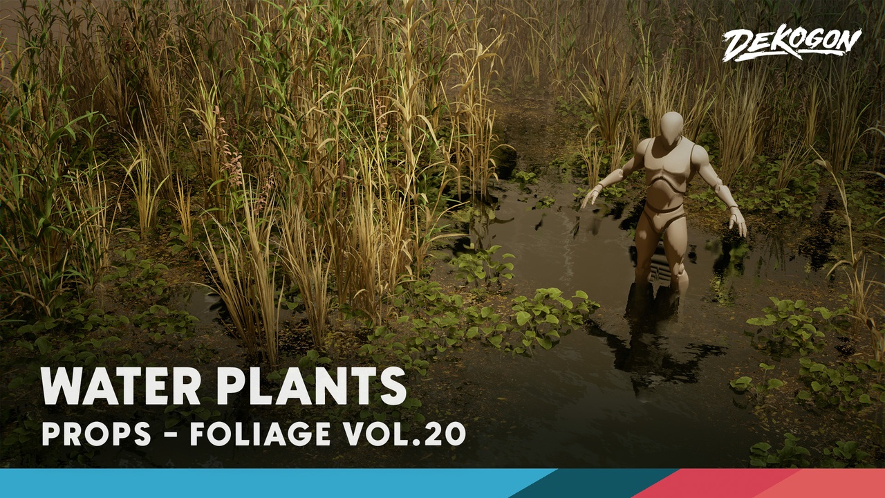 Media 1 for listing Foliage VOL.20 - Water Plants (Nanite and Low Poly)