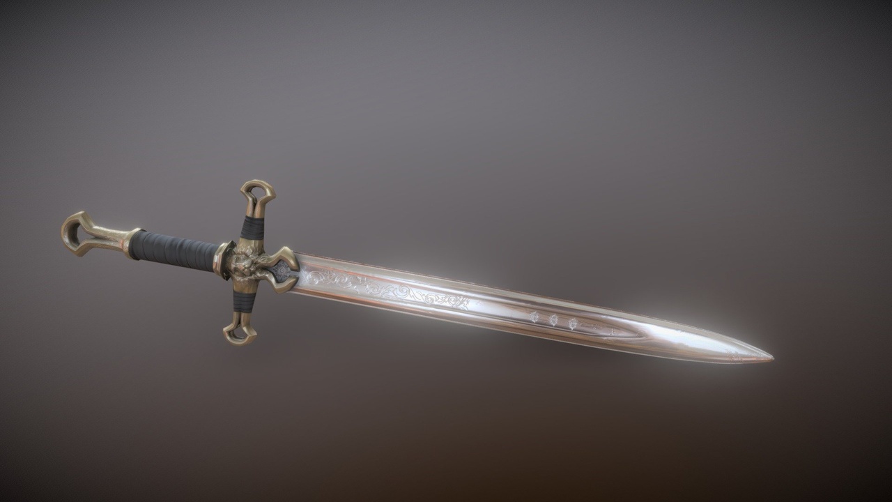 Media 1 for listing Lionhead Fantasy Sword