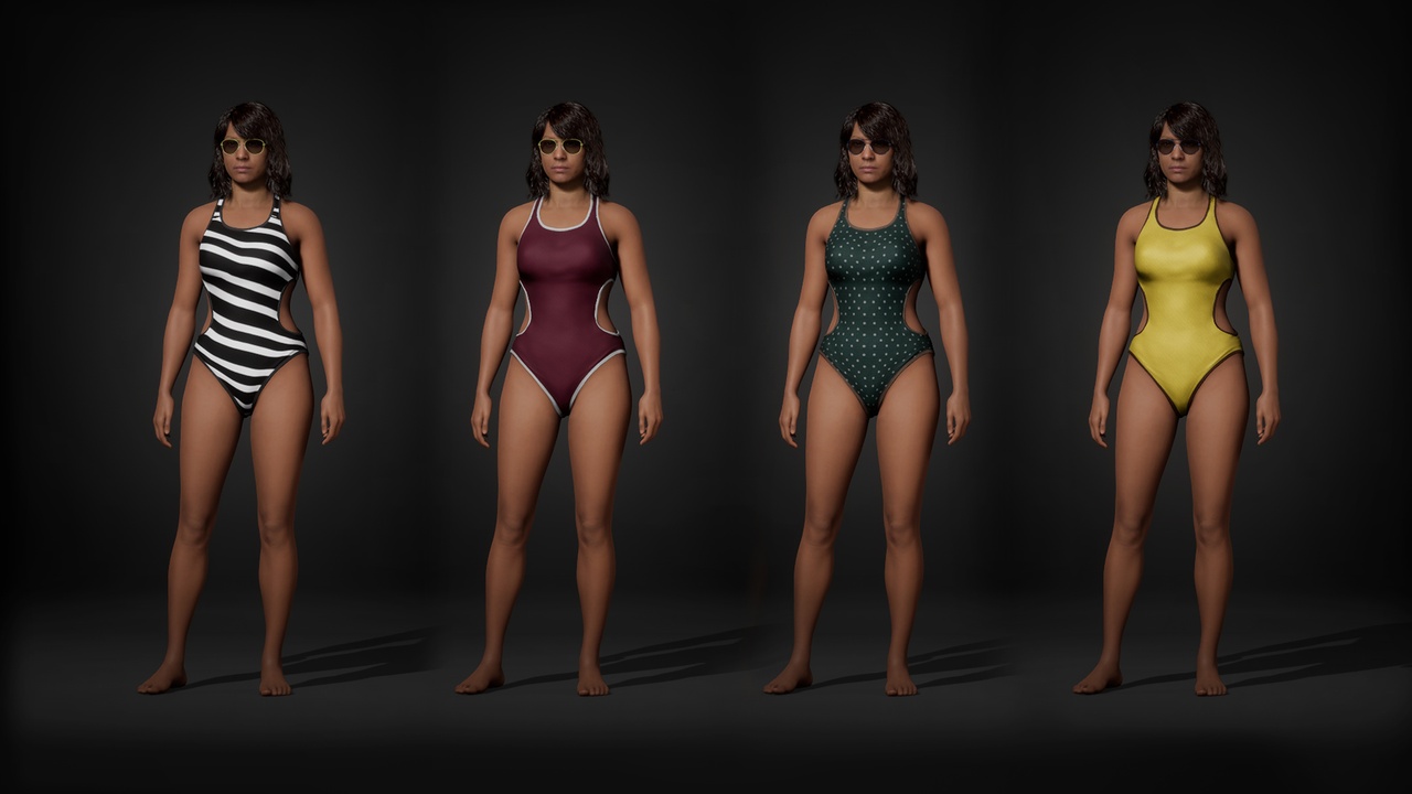 Media 1 for listing Parametric swimdress collection