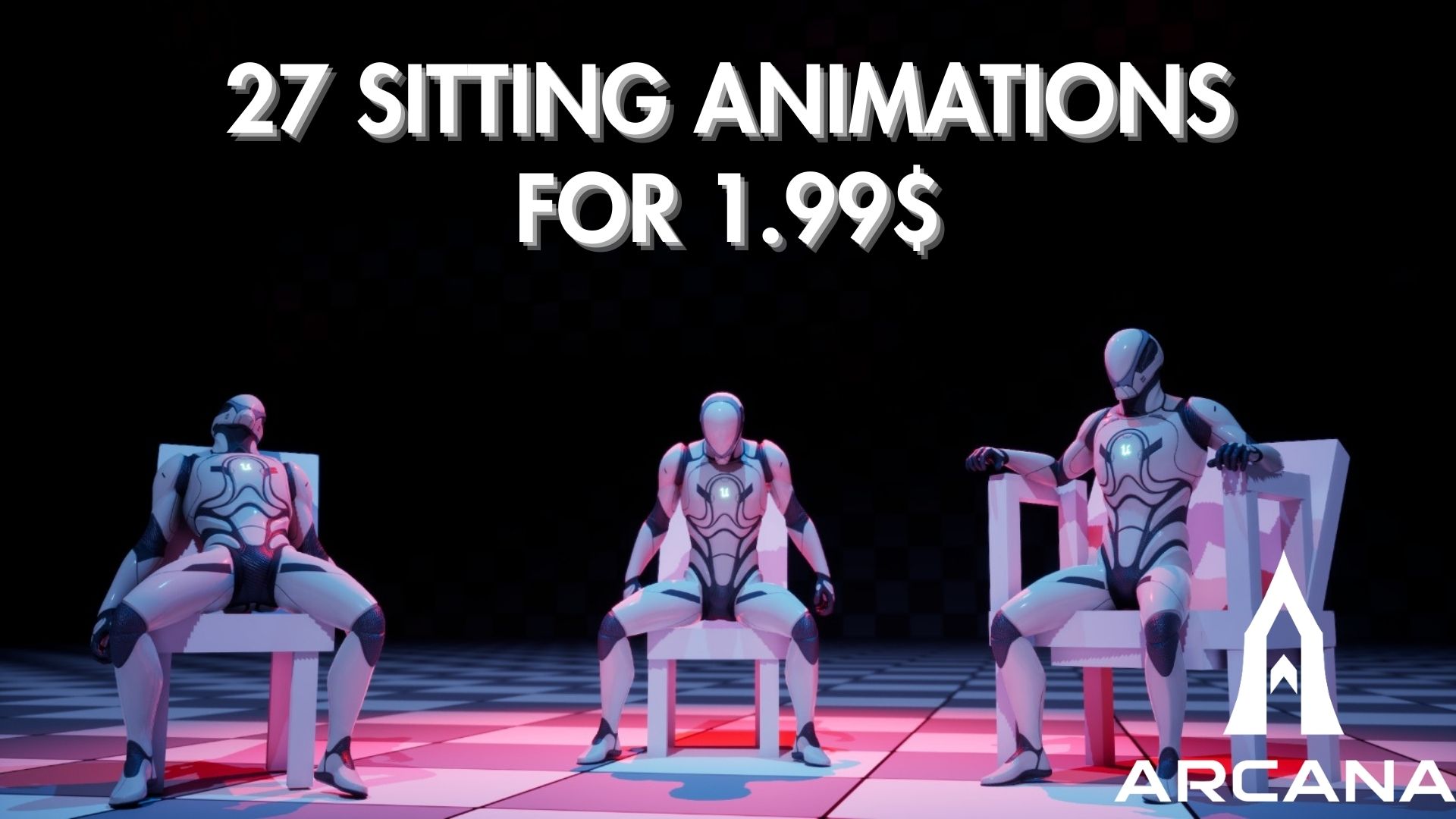 Quick Motion Sit NPC Kit | 27 MoCap Animations | Fab