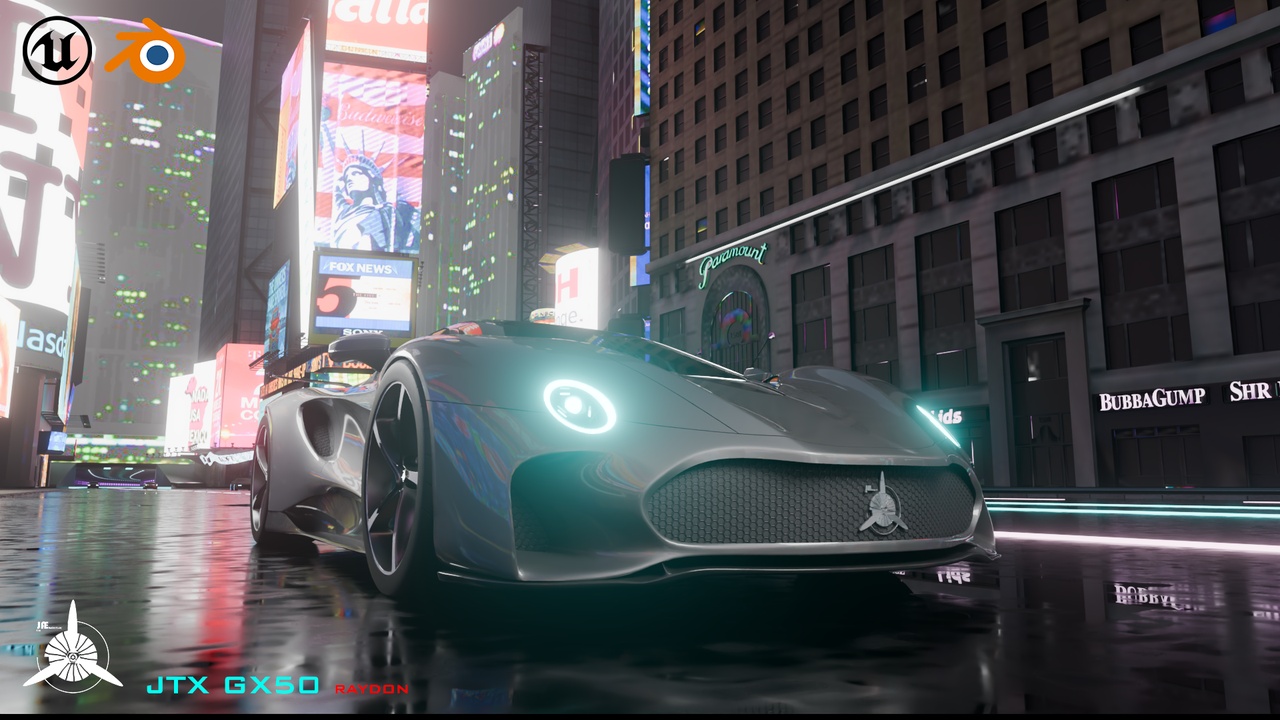 Media 1 for listing JTX GX50 Raydon Hardtop Hypercar Rigged and animated
