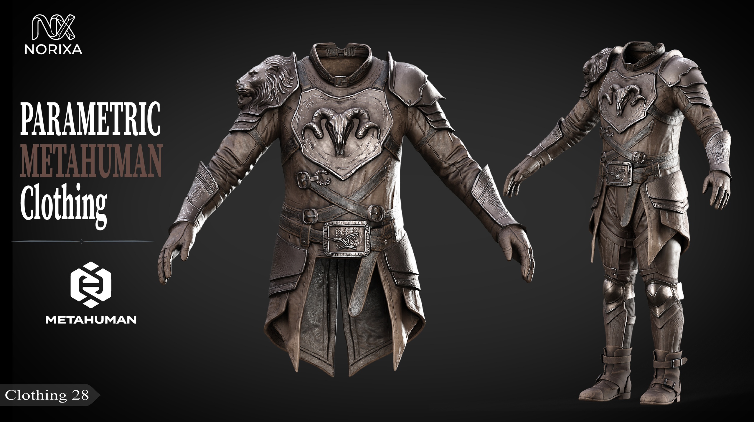 Media 1 for listing Medieval Fantasy Knight Armor | 28