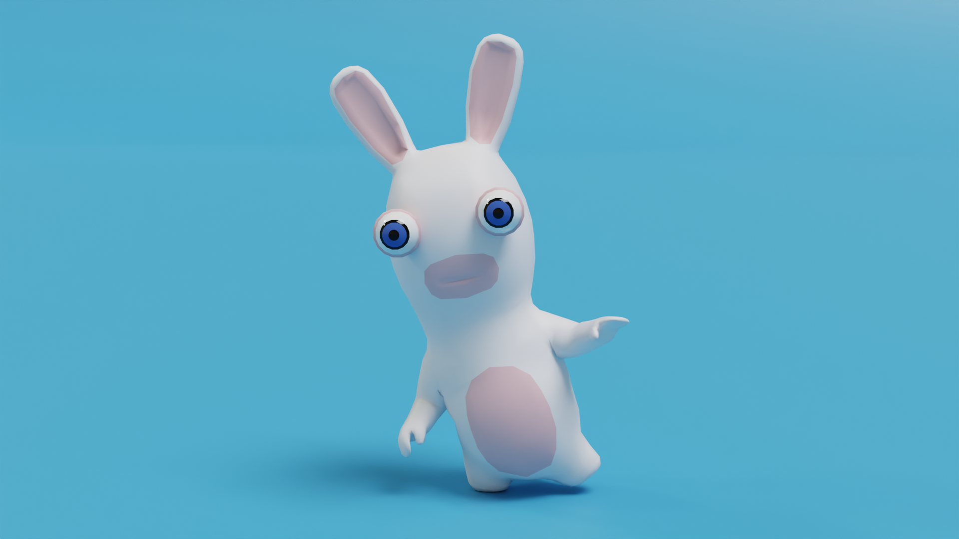Raving Rabbid (rigged) | Fab