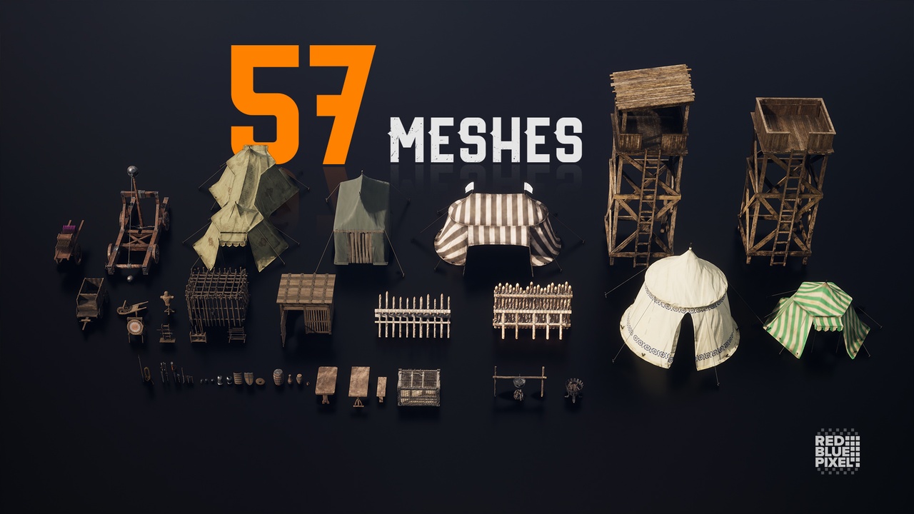 Media 1 for listing Medieval Army Camp
