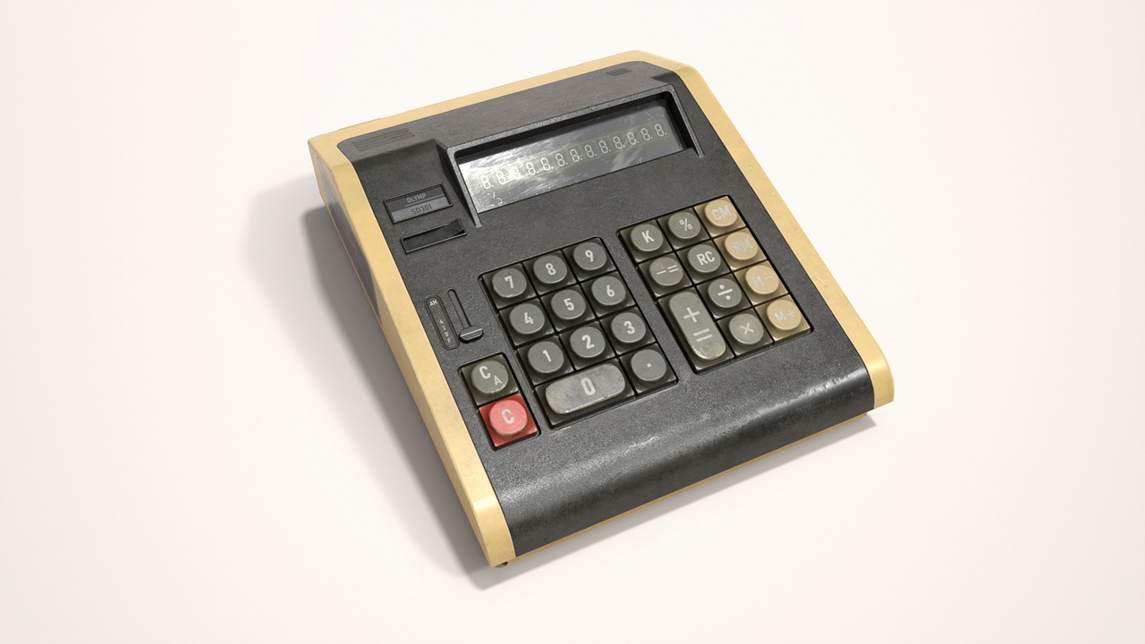 Media 1 for listing Retro calculator Olympia