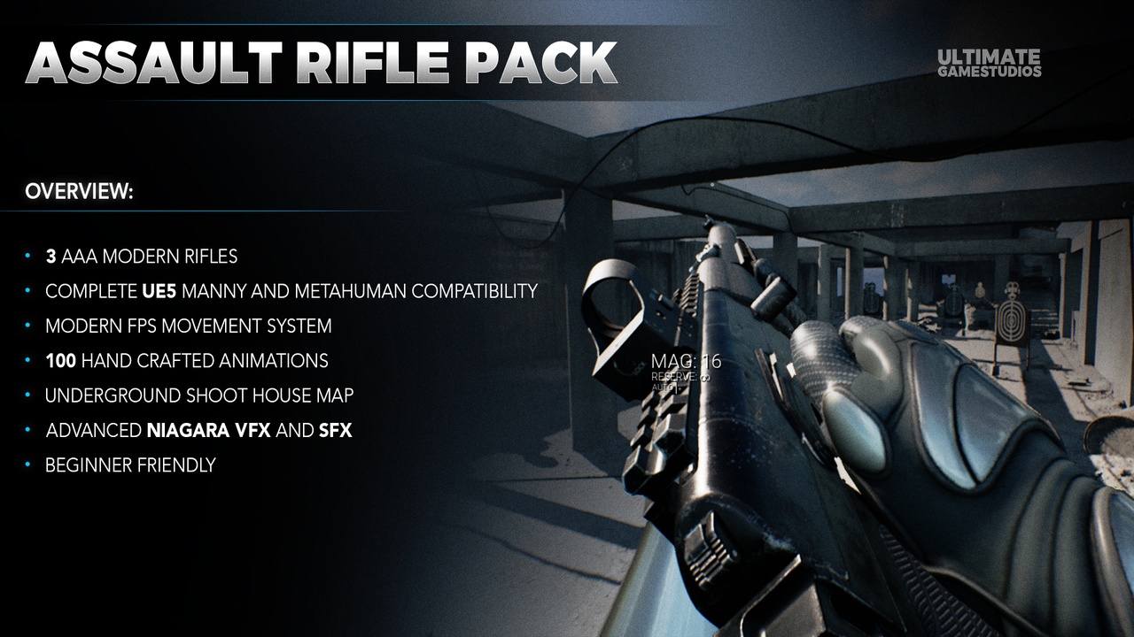 Media 1 for listing Tactical FPS Animation Shooter Pack