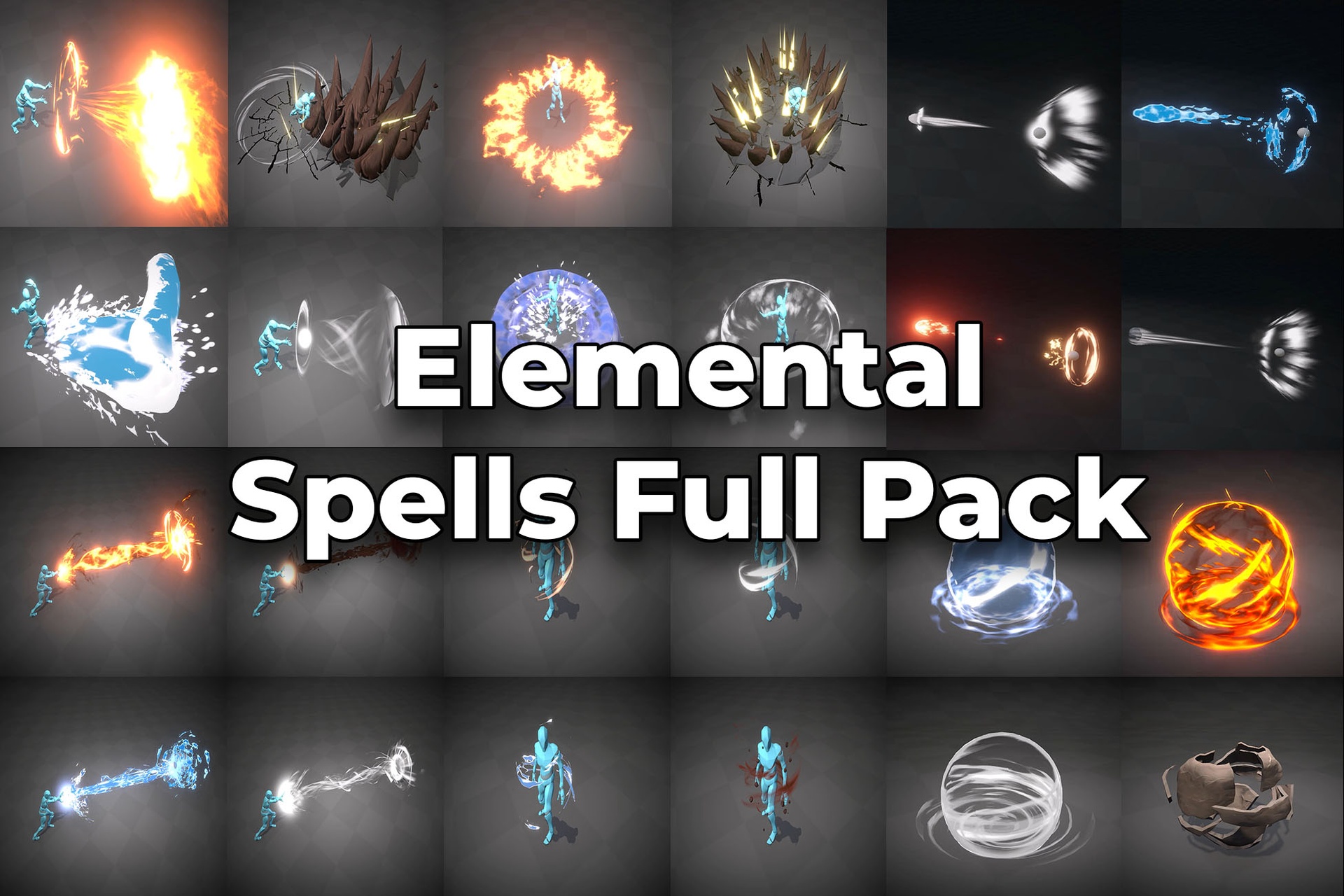 File multimediali per l'articolo Elemental Spells Full Pack VFX: 1