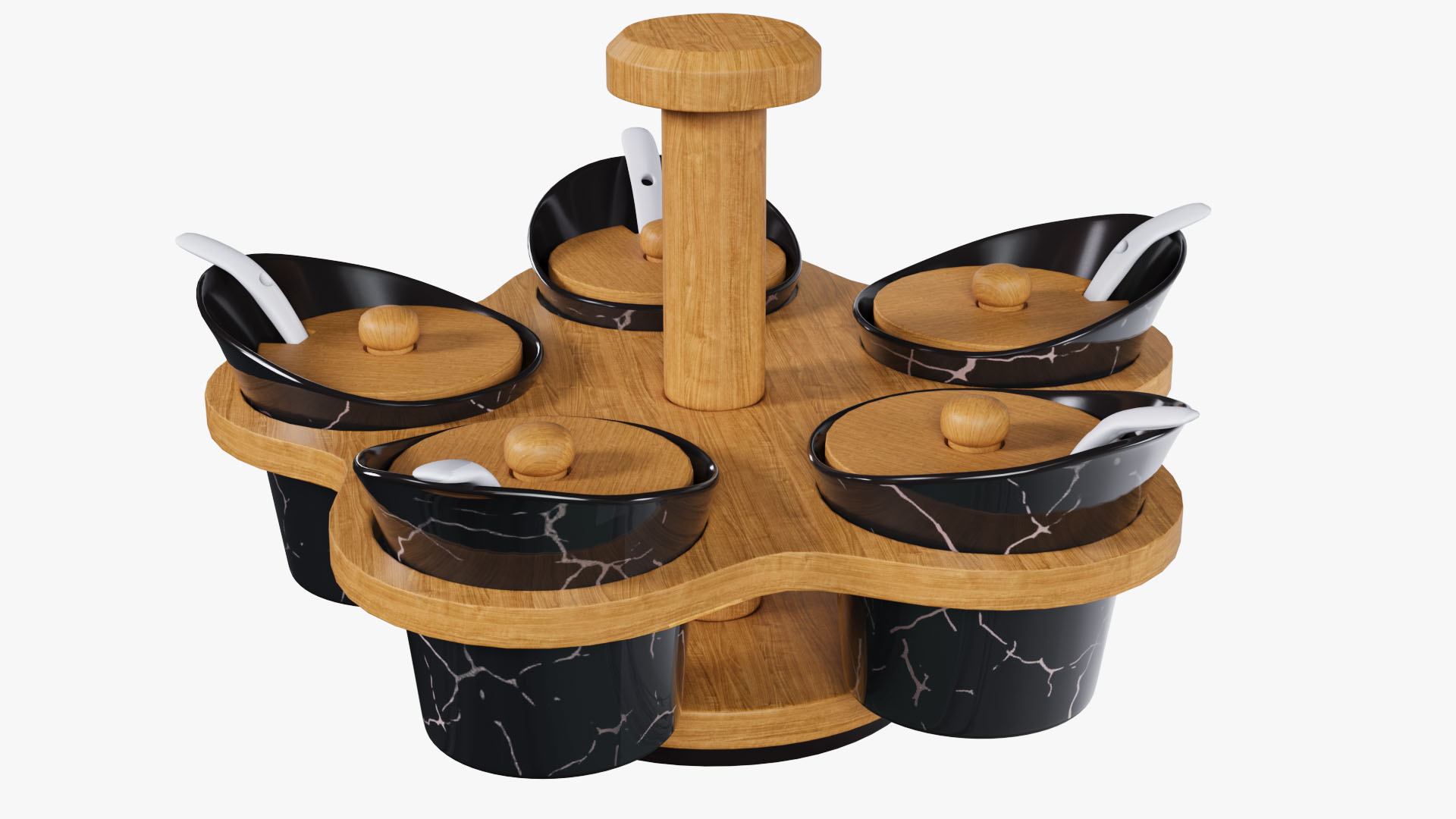 Set for sauces and spice 3D model | Fab