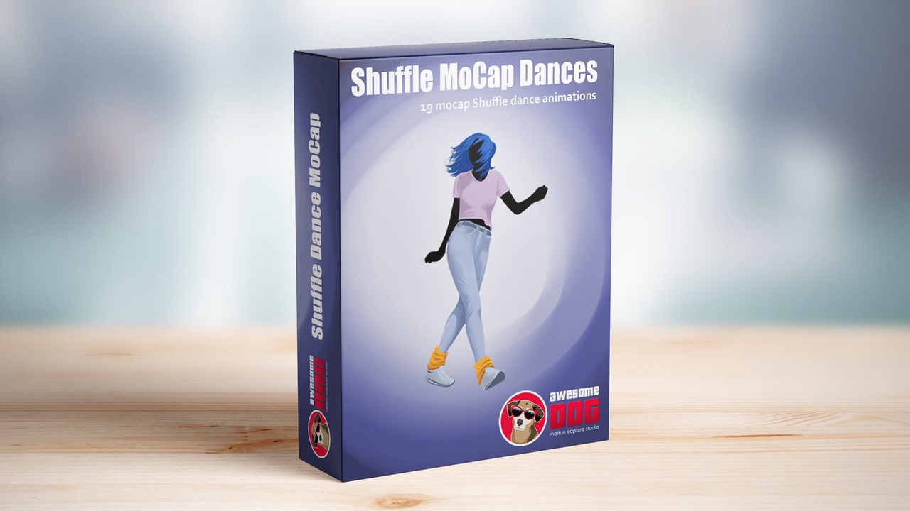 Media 1 for listing Shuffle Dances MoCap Motions