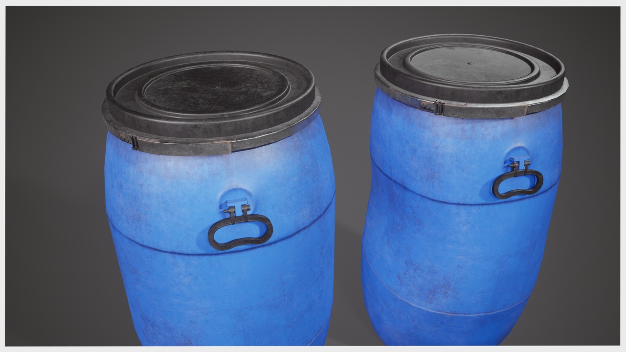 Media 1 for listing Realistic Plastic Drum