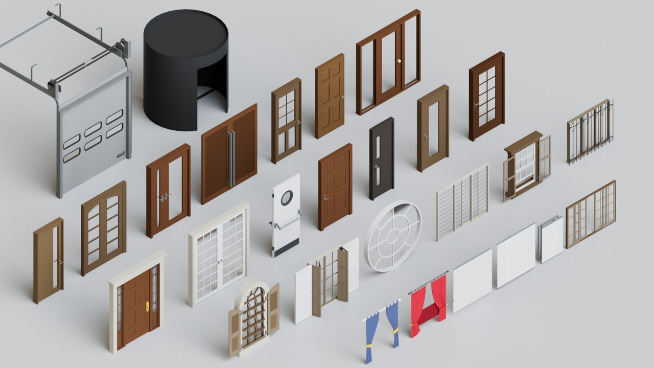 Media 1 for listing 30 Doors and Windows Mega Pack Collection