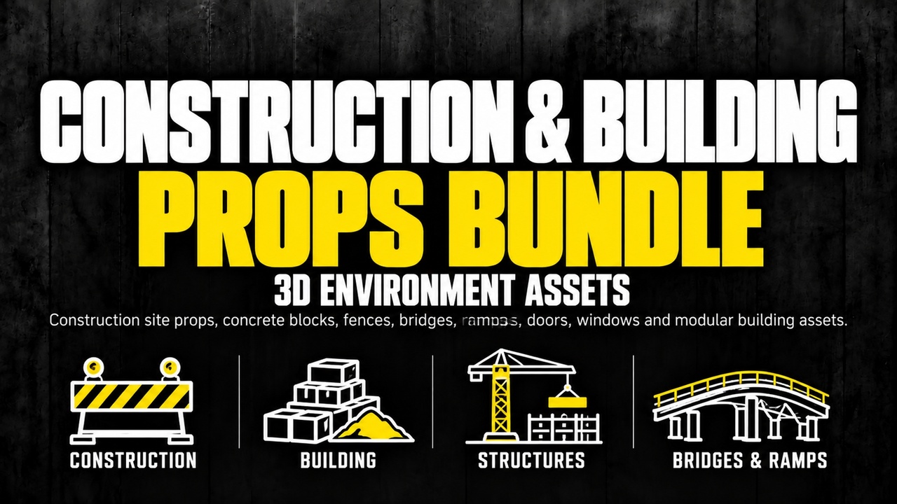 Media 1 for listing Construction & Building Props Bundle