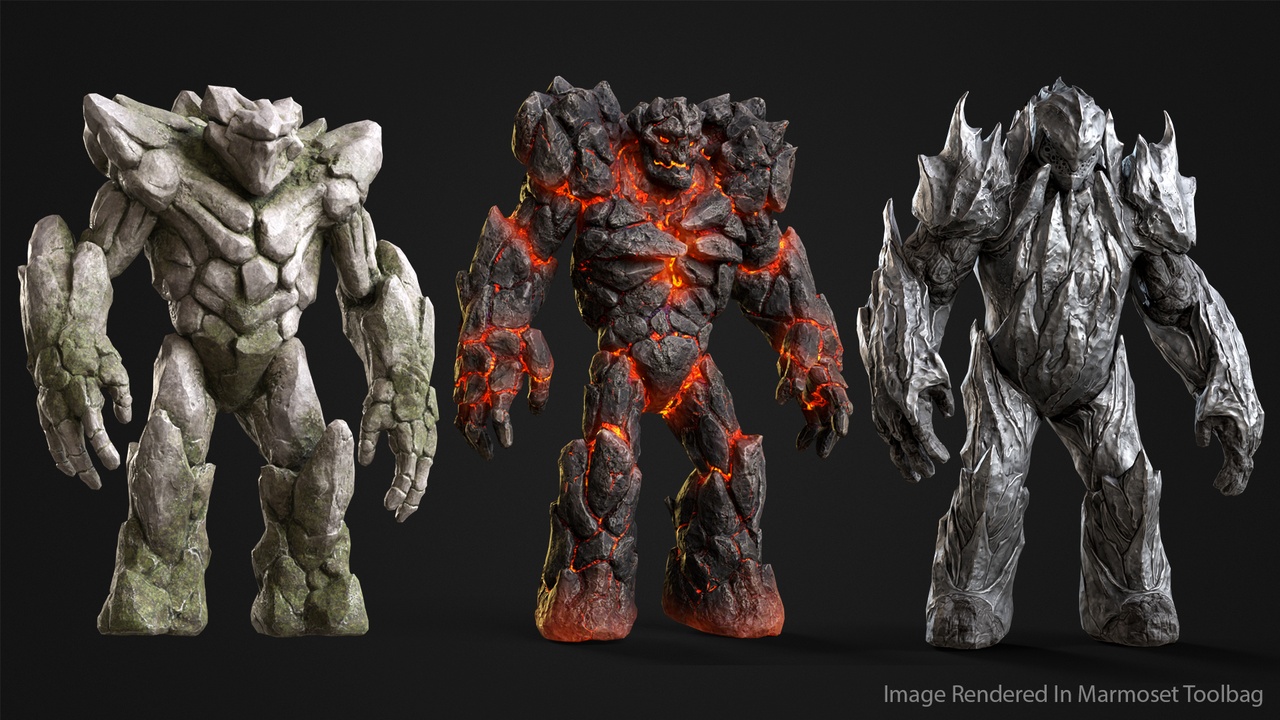 Media 1 for listing Golems Pack