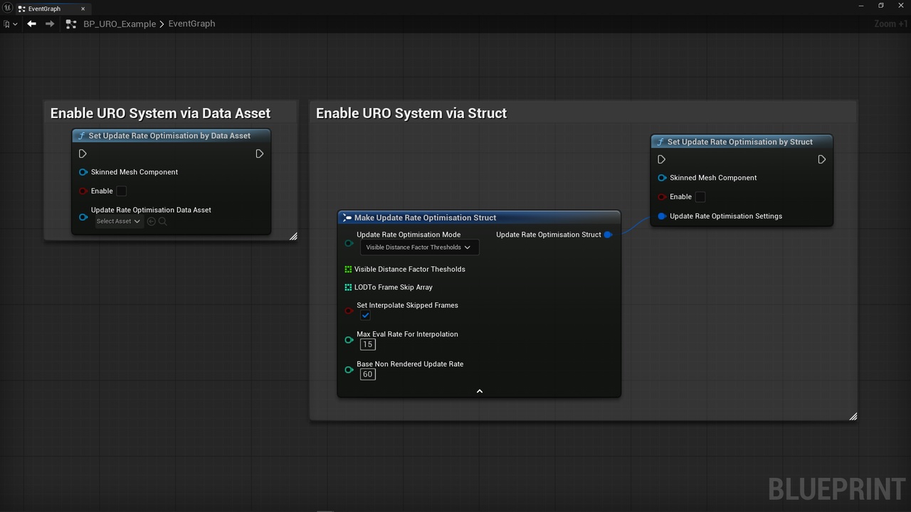 Media 1 for listing Update Rate Optimisation Blueprint Nodes