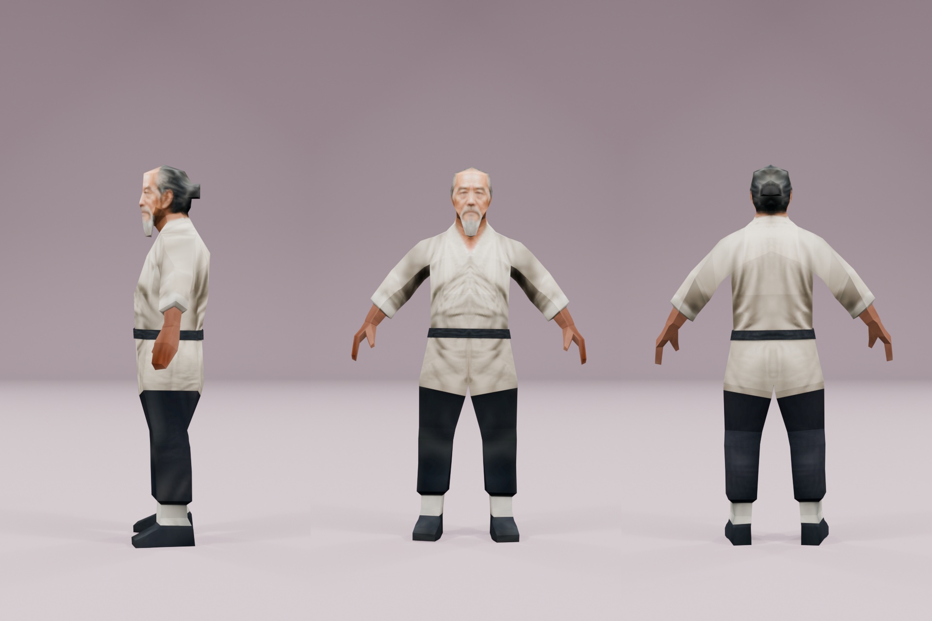 Media 1 for listing Low Poly Fighter Complete Pack - 15 Martial Arts Characters