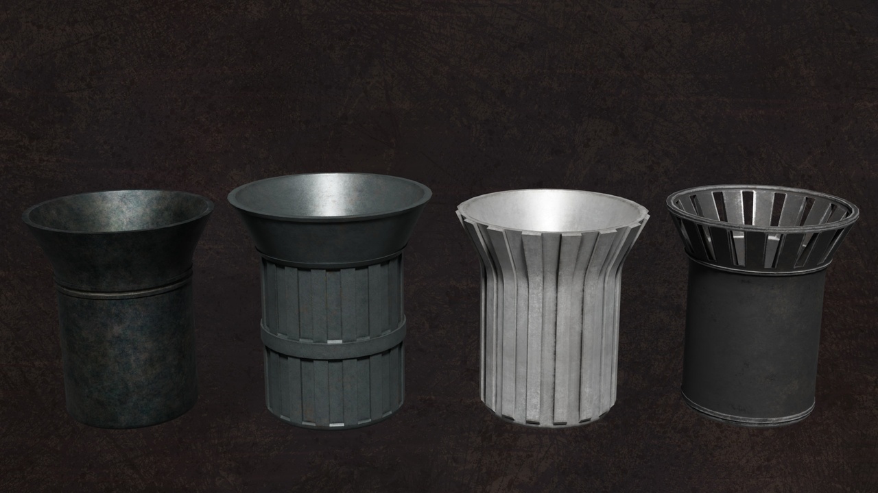 Media 1 for listing Trash Can Series MetalBinCollector G2 N1-4