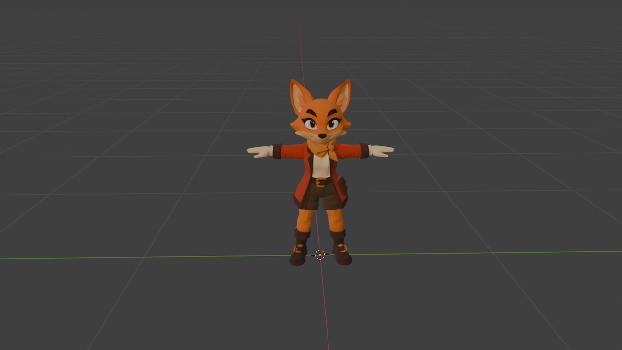 Media 1 for listing Fox Explorer 3D Character
