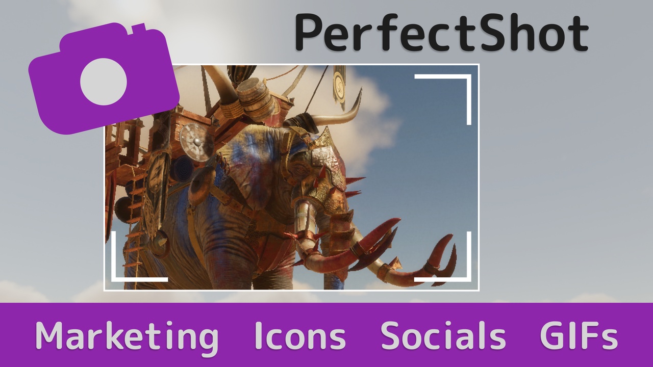 Media 1 for listing PerfectShot - Marketing & Icons Editor Tool