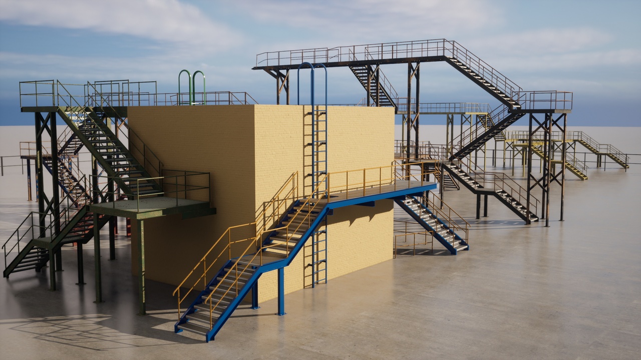 Media 1 for listing Industrial Stairway