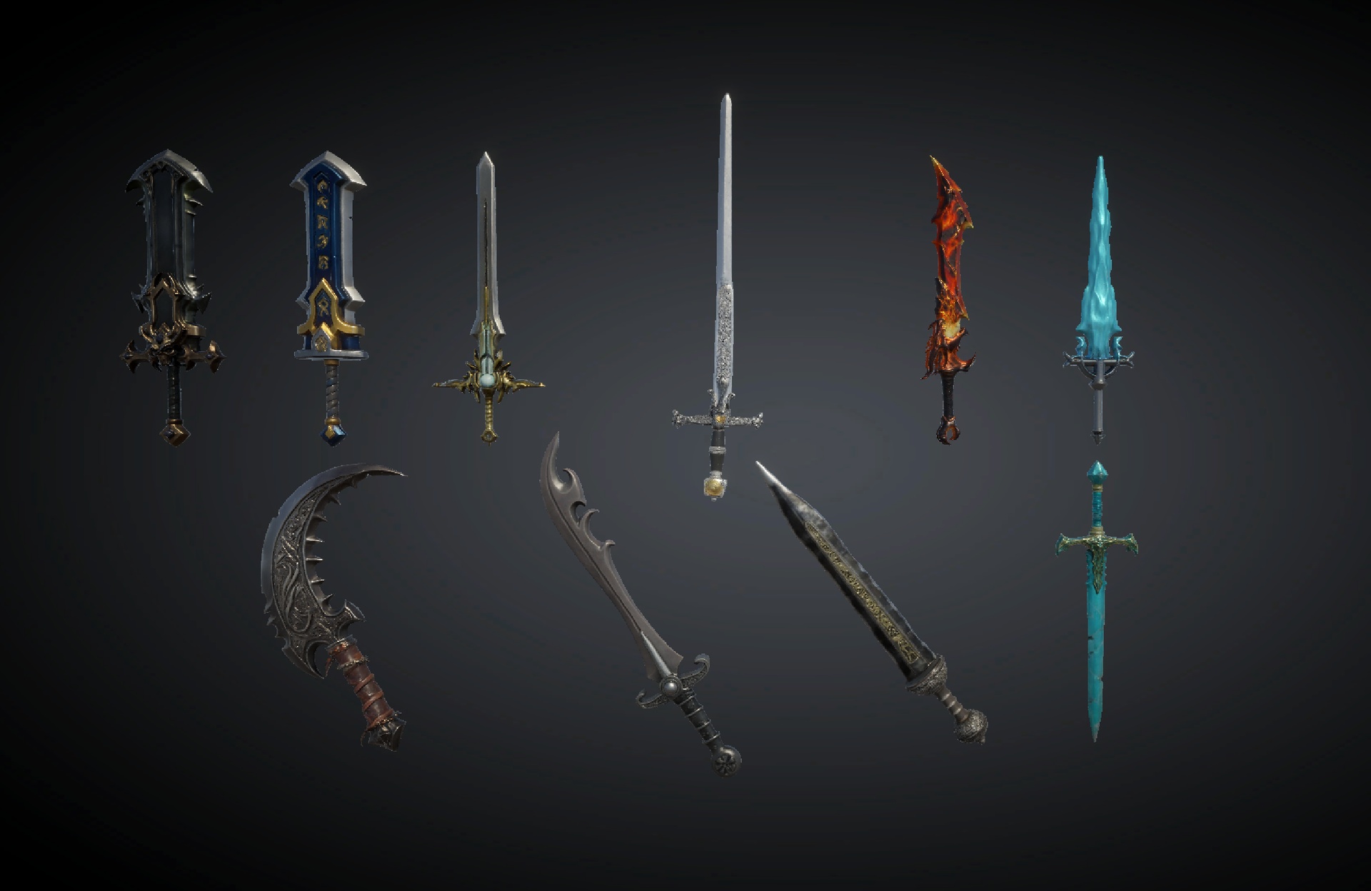 Ultimate Medieval & Fantasy Sword Pack Vol. 1 | Fab