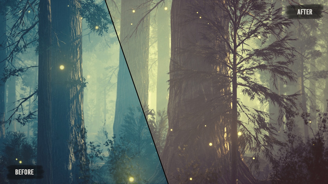 Media 1 for listing 200 Fantasy LUTs Post Processing Pack - Post-Processing Filters